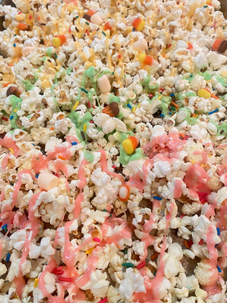 Mermaid popcorn 
